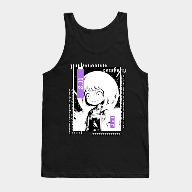 A pretty broken girl with a black and white blank stare | alternative gothic clothes | grunge |dark Tank Top by UNKNOWN COMPANY